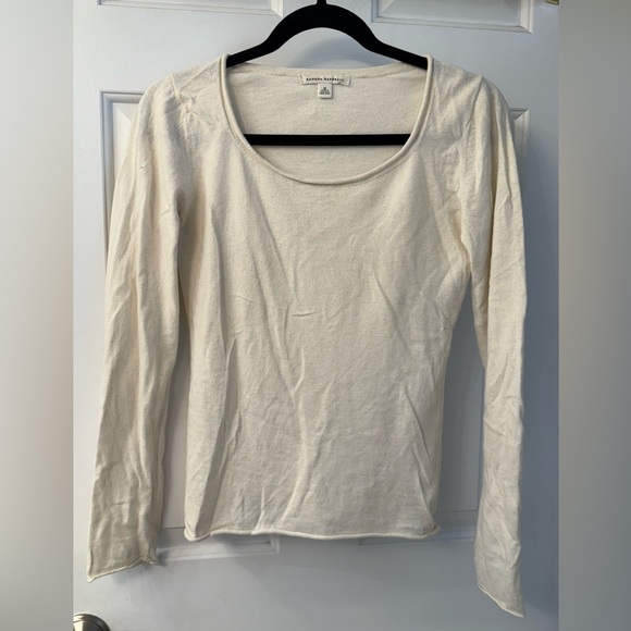 Banana Republic Tops - Banana Republic Cream Scoop Neck Blouse
